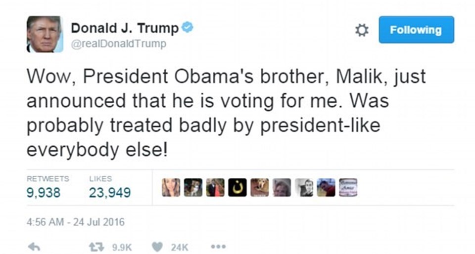Obama'nın üvey kardeşinden Trump'a destek - 2
