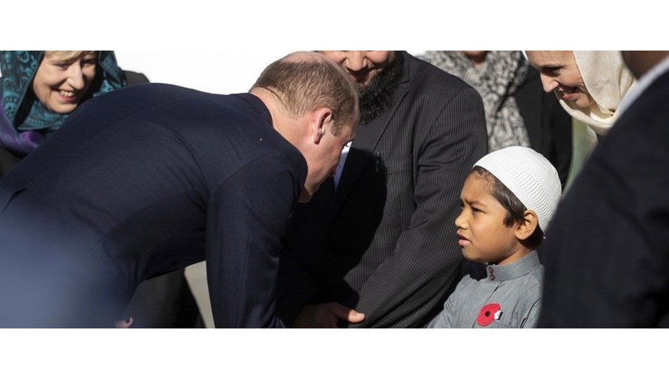 Yeni Zelanda'da Prens William'dan Nur Camisi'ne ziyaret