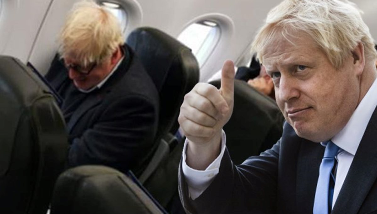 Boris Johnson ekonomi sınıfında Türkiye'ye uçtu