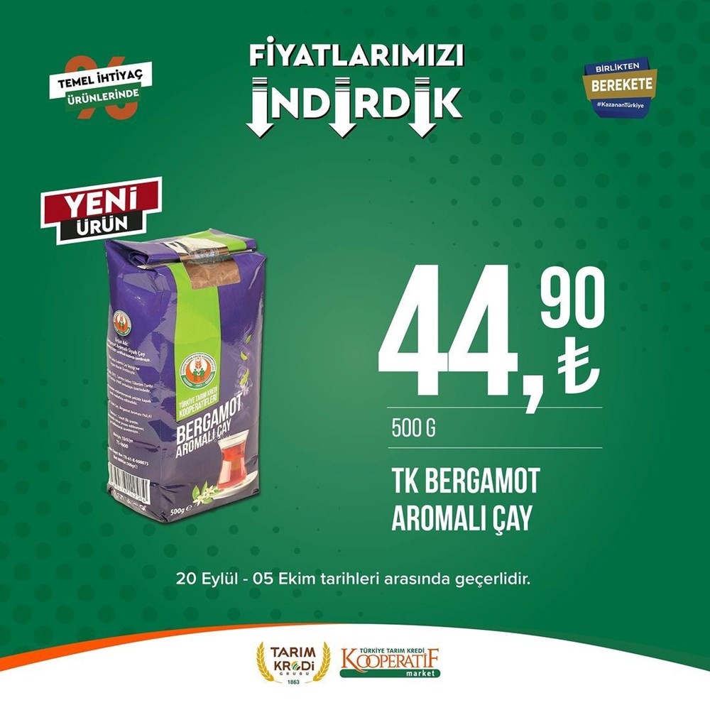 Tarım Kredi Kooperatif Market yeni indirimli ürünler listesi belli oldu: 51 üründe fırsat indirimi (27 Eylül-5 Ekim 2023 Tarım Kredi Market indirimleri) - 44