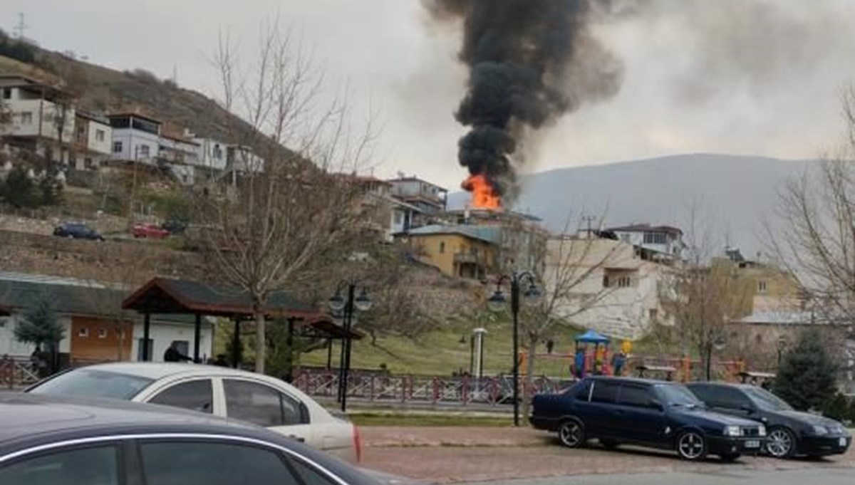 Kayseri'de doğalgaz patlaması: Alevler evi sardı