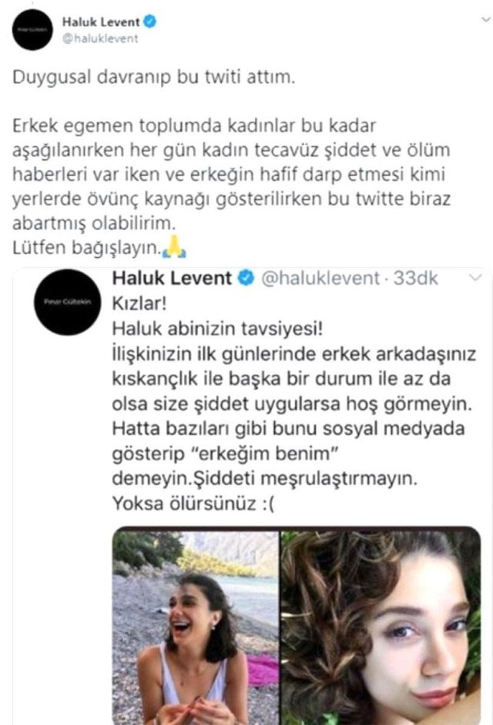 Haluk Levent'in Pınar Gültekin paylaşımı tepki çekti - 2