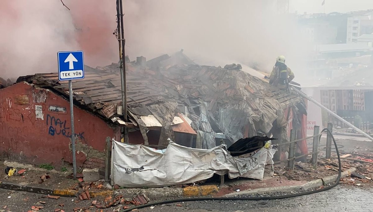 Şişli'de gecekonduda patlama