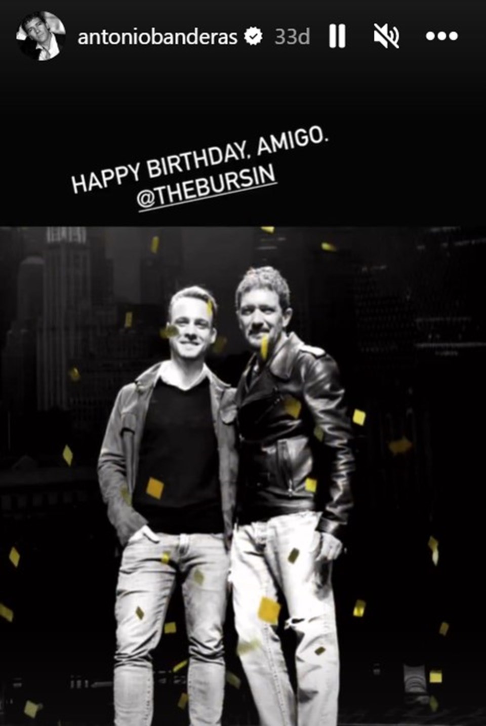 Antonio Banderas, Kerem Bürsin'in doğum gününü kutladı - 1