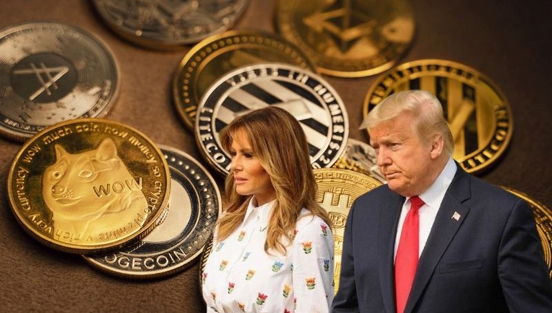 Trump'tan sonra Melania de coin çıkarttı! 24 saatte 500'den fazla kişi milyoner oldu