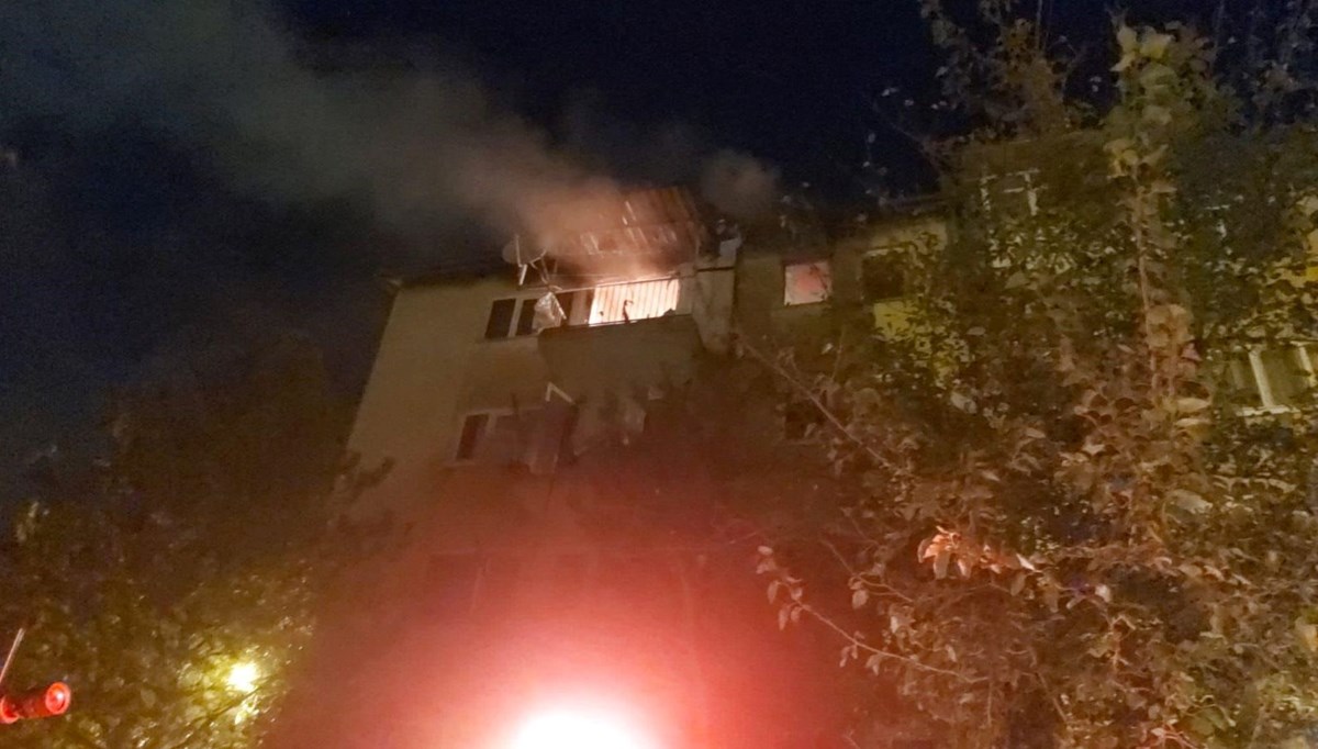 Çankırı'da apartman dairesinde yangın Çankırı'da apartman dairesinde yangın