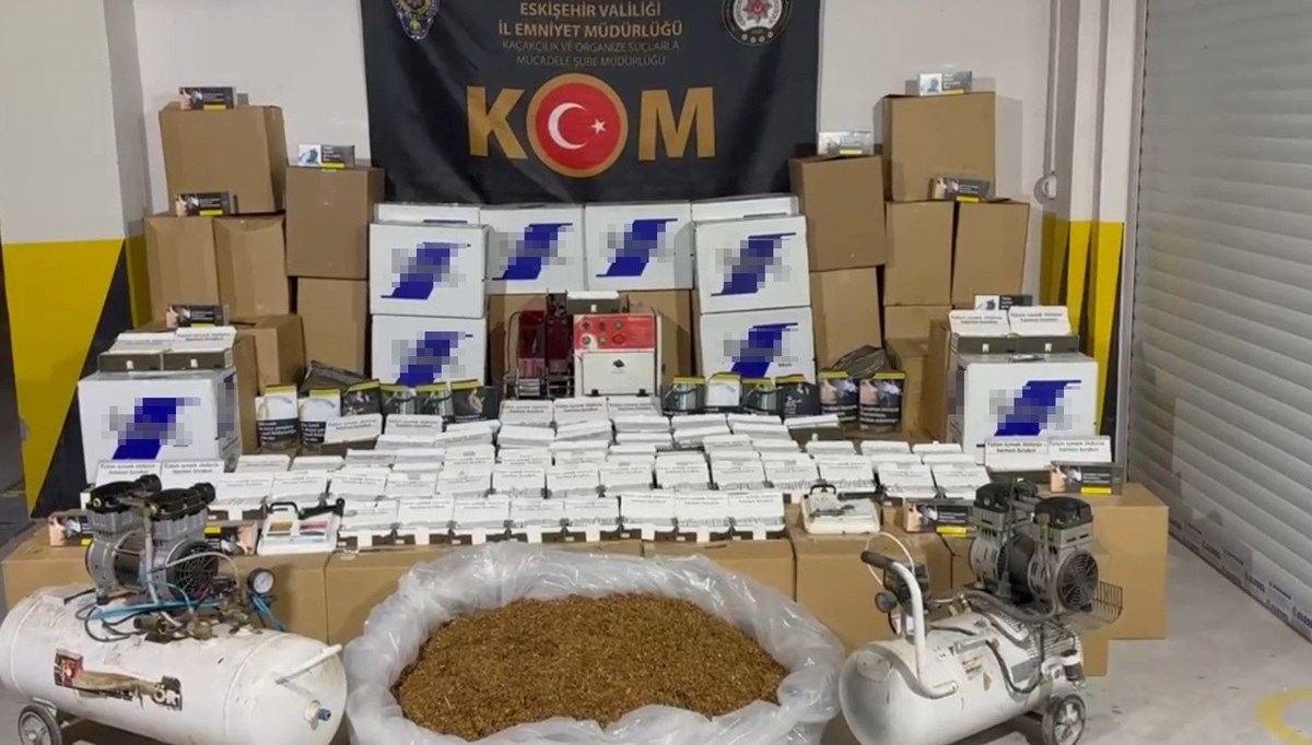 Eskişehir'de kaçak tütün operasyonu