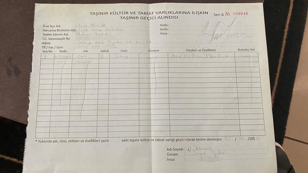 Ayasofya'ya ait olduğu düşünülen 2 bin yıllık çanı hurdacı buldu, incelemeye alındı - 10