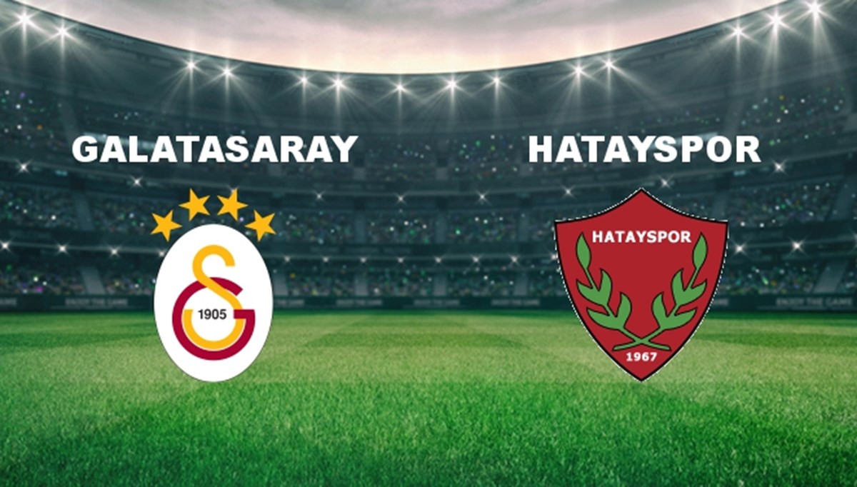 Galatasaray, Hatayspor karşısında (Canlı anlatım)