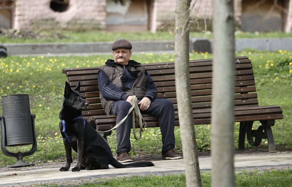 Savaşın gölgesindeki Ukrayna'nın başkenti Kiev'in caddeleri canlanmaya başladı - 10
