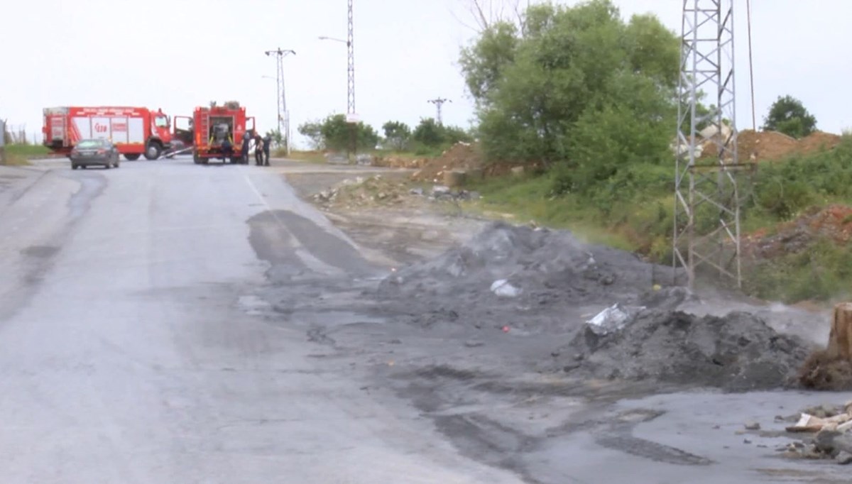 Başakşehir'de kimyasal atık alarmı