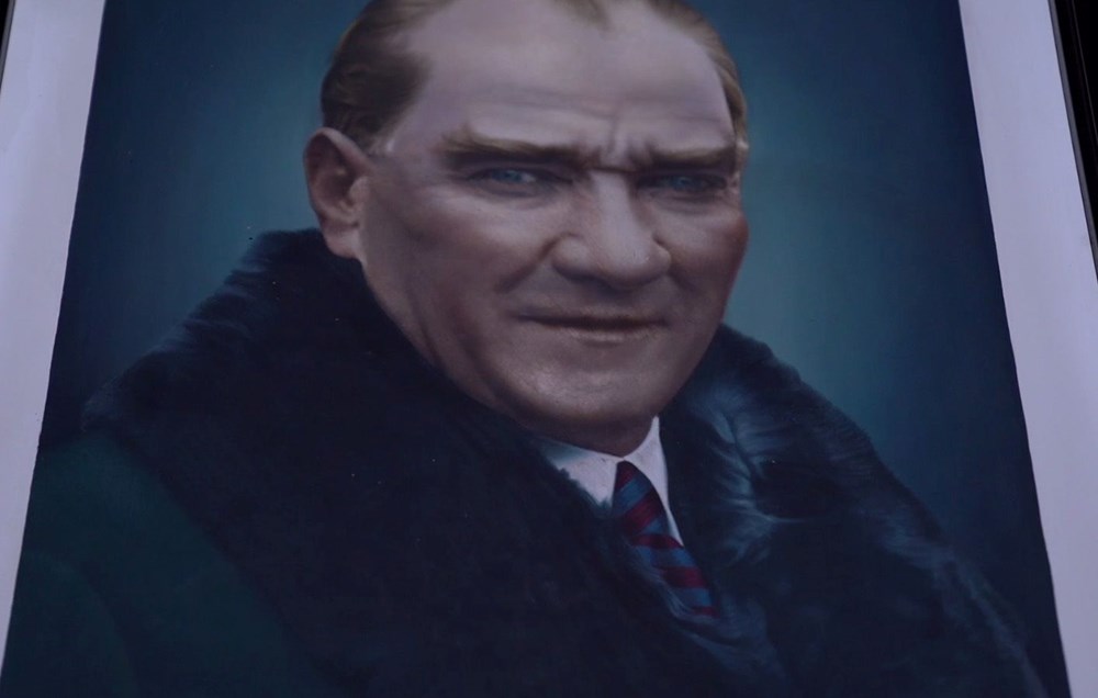 Atatürk'ün orijinal tarihi portresi MEB'in arşivinde - 5