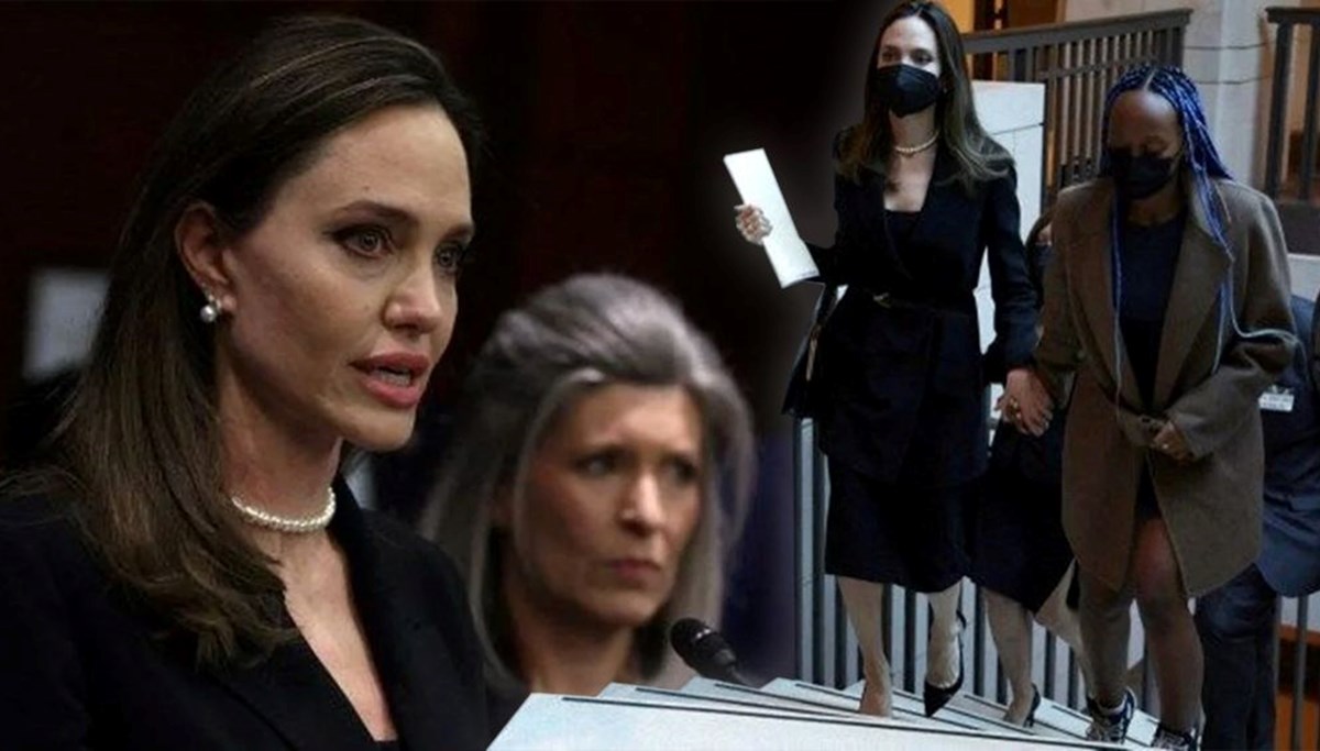 Angelina Jolie ve kızı Zahara'dan aile içi şiddet mağdurlarına destek