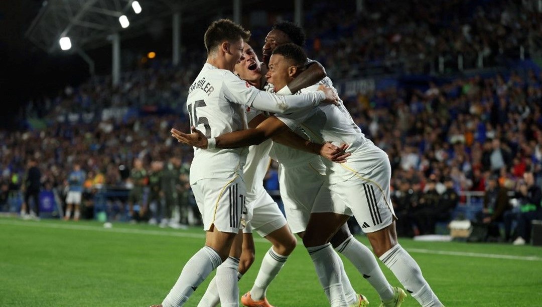 İki kırmızı kart, Arda Güler'den asist, Real Madrid'den zafer: Nefes kesen maçta Getafe'yi yendi!