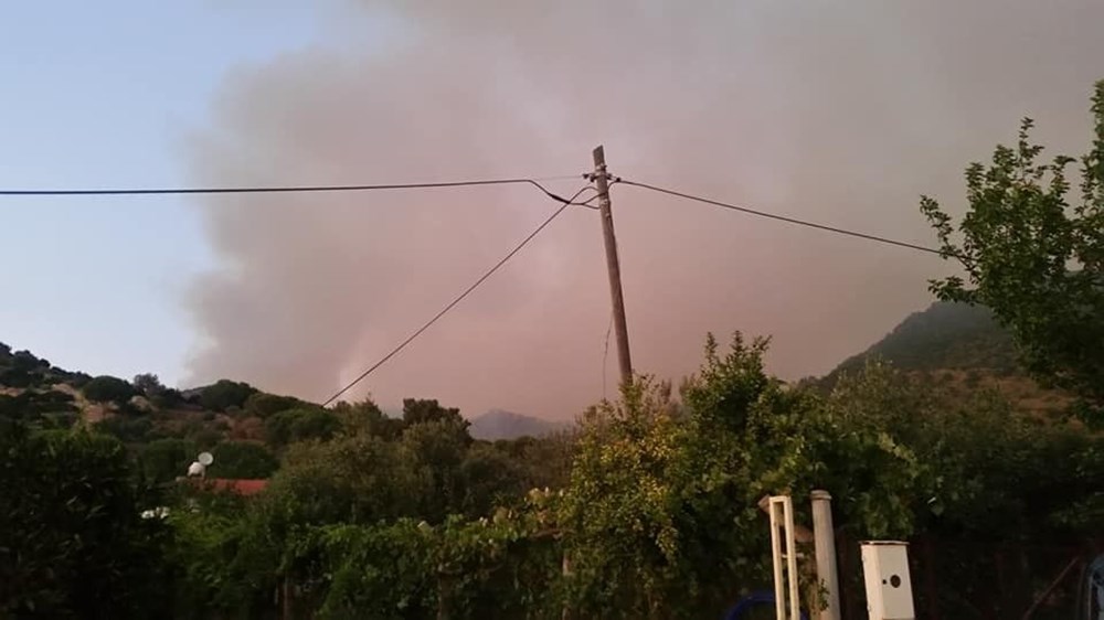 İzmir'in Menderes ilçesindeki yangına bir gözaltı - 8