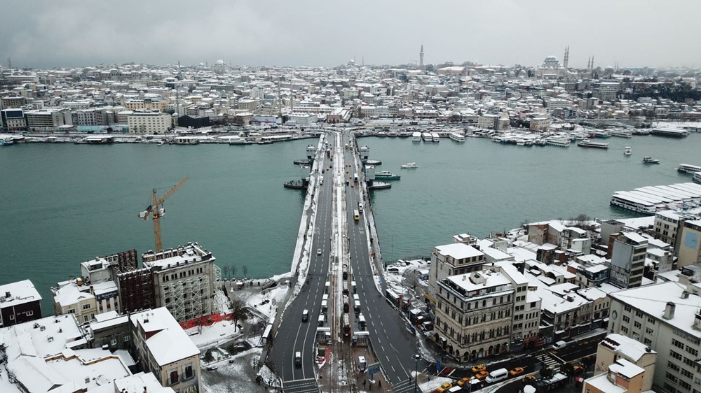 İstanbul'dan kartpostallık kar manzaraları - 24
