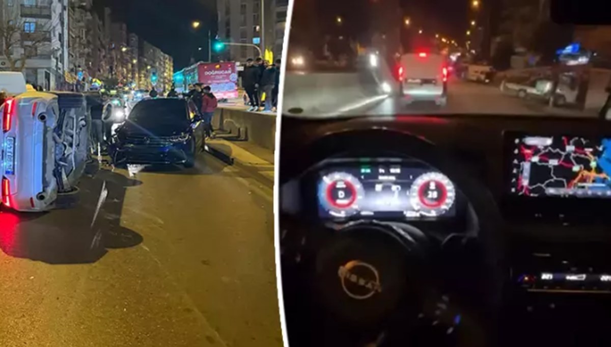 Sosyal medya için video çekerken kazayı görüntüledi Sosyal medya için video çekerken kazayı görüntüledi