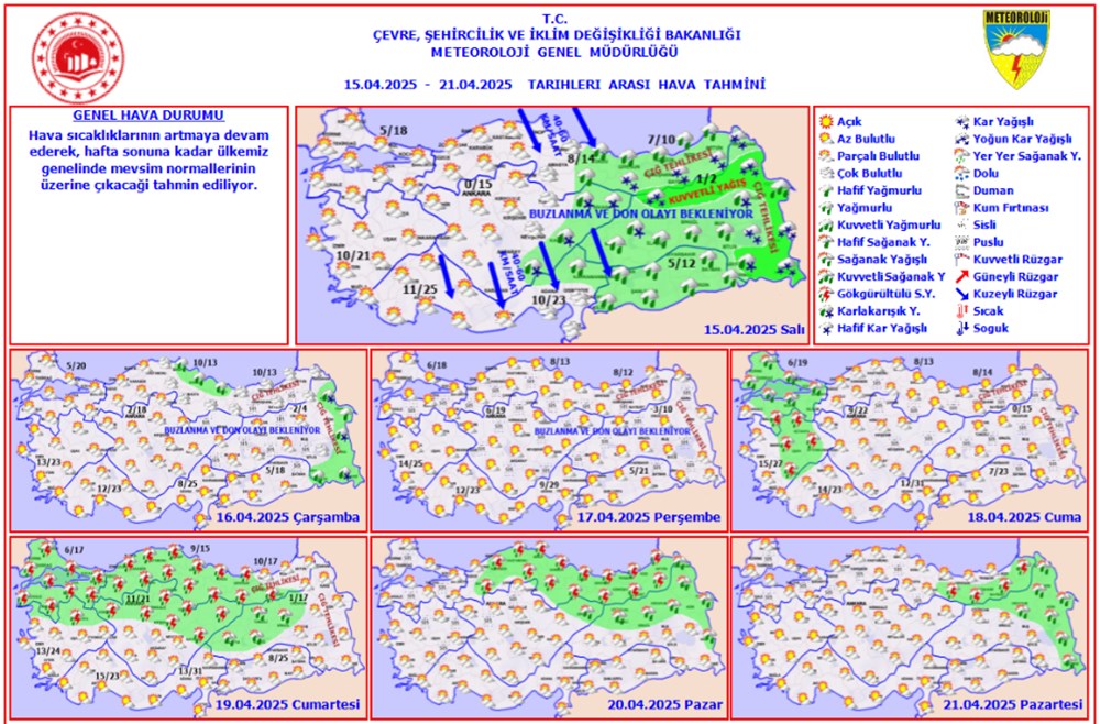 Batıda bahar, doğuda kar: 27 vilayet için sarı kodlu ikaz 77 PYZHF3MwUkeVFTKr6youHQ