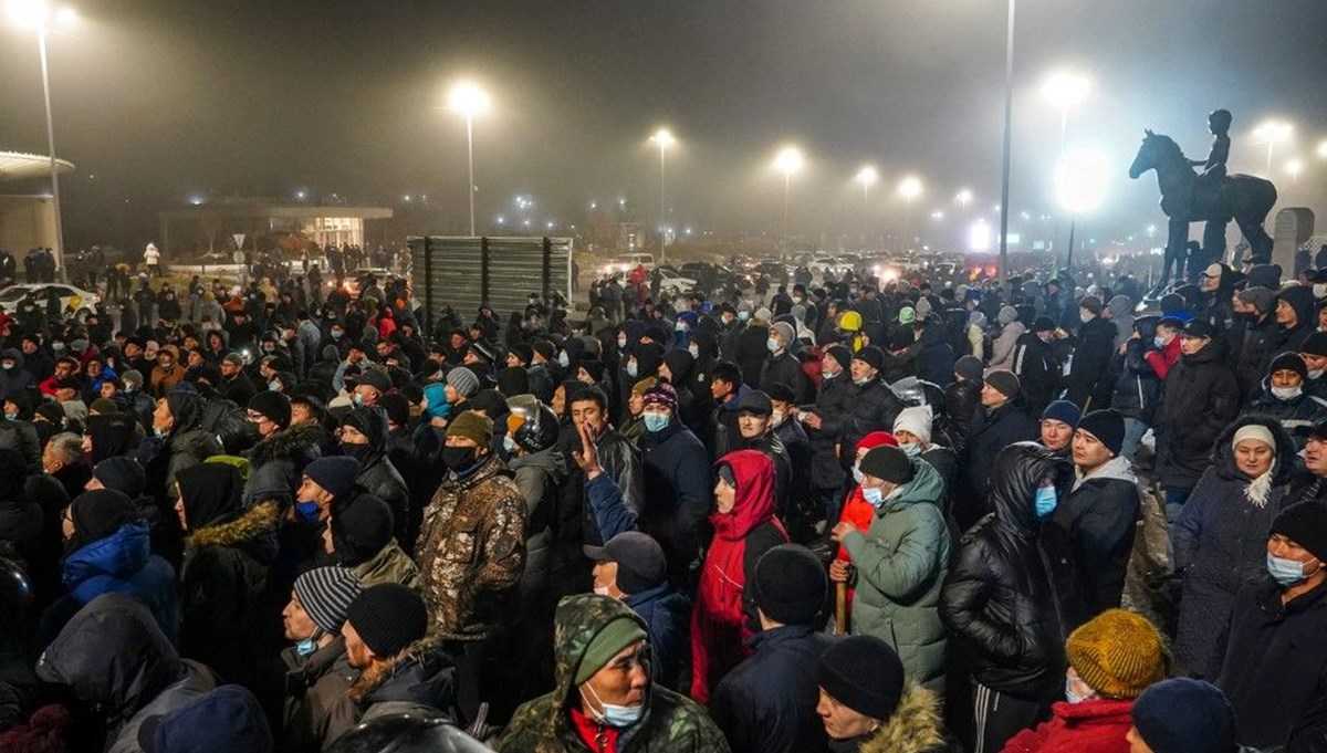 Kazakistan’daki protestolarda son durum: 5 bin 135 kişi gözaltına alındı