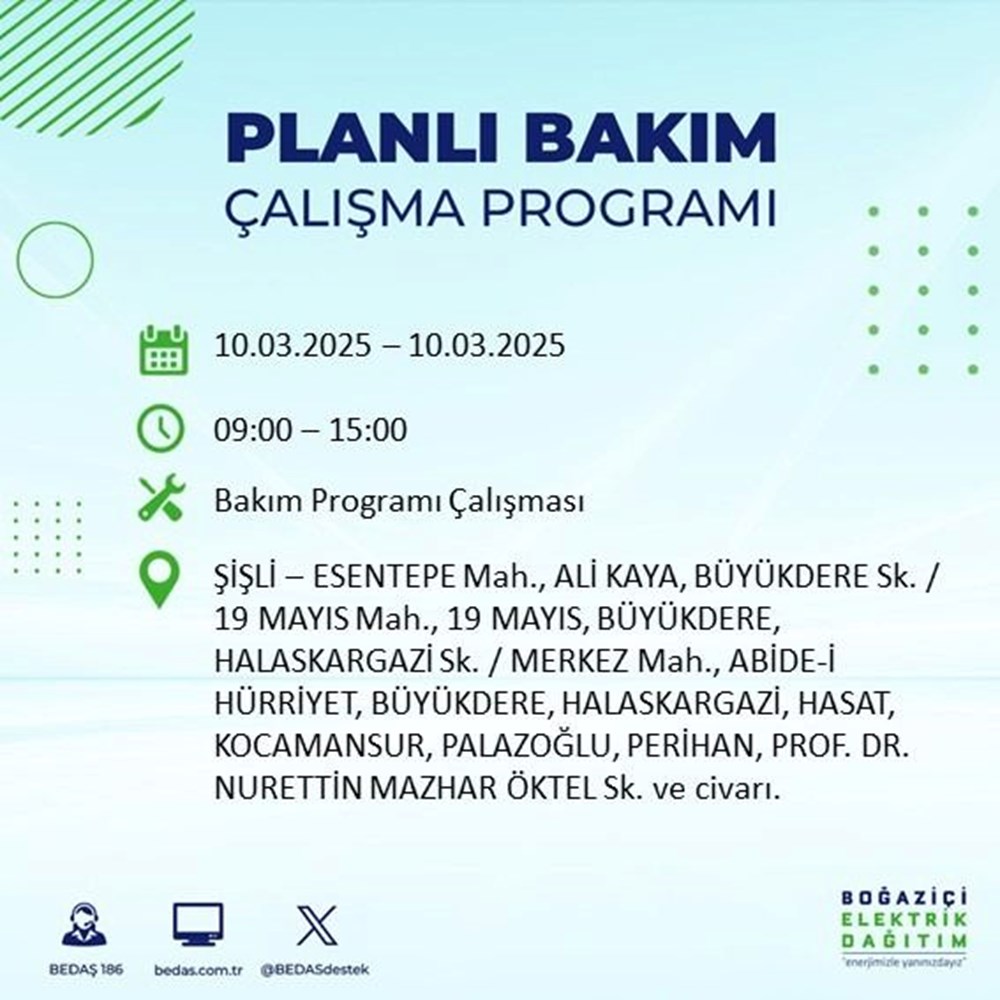İstanbul'da Elektrikler Gidiyor: 22 İlçede Yarın Hayat Duracak mı? (10 Mart BEDAŞ Kesinti Alarmı) 136 Pbom9gRYAk2HA5