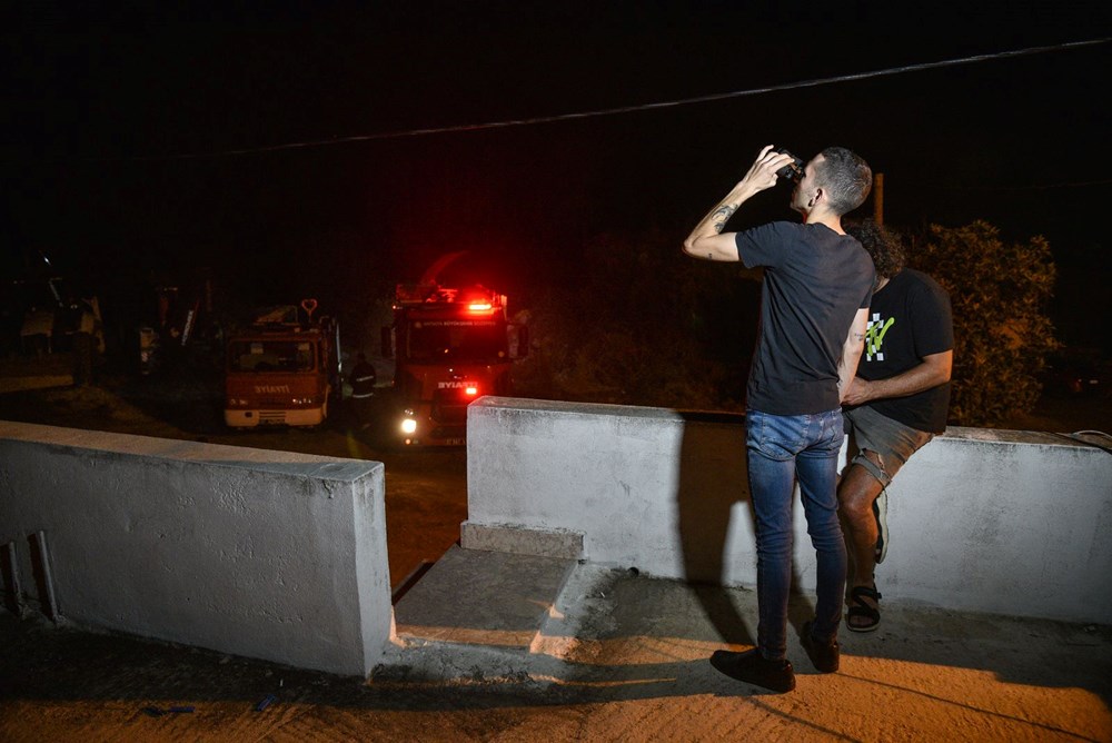 Turizm cenneti Kemer'de orman yangını - 12