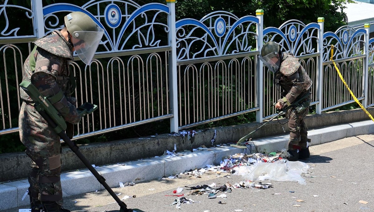 Çöp balonu gerilimi: Güney Kore, Kuzey ile anlaşmayı askıya alacak