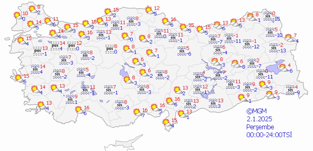 Bugün 9 il için uyarı | Yılbaşında hava nasıl olacak? - 17