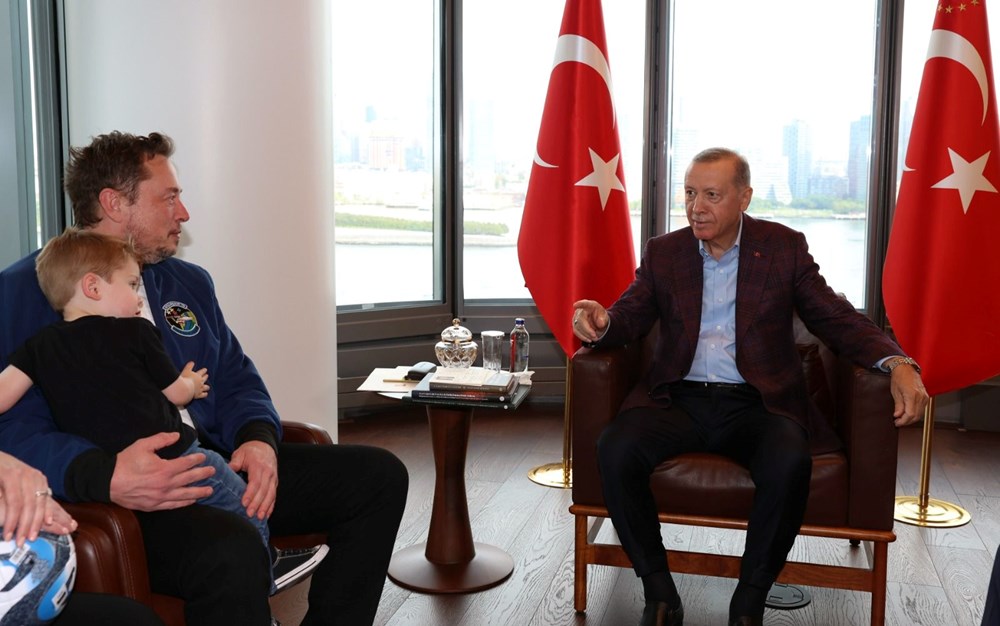 Cumhurbaşkanı Erdoğan, Türkevi'nde Elon Musk ile görüştü - 5