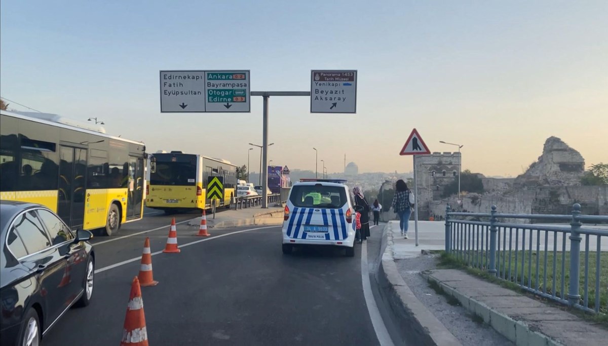Vatan Caddesi 29 Ekim Cumhuriyet Bayramı provaları için trafiğe kapatıldı
