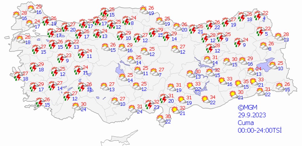 İstanbul ve 4 il için sağanak yağış uyarısı (Bugün hava durumu nasıl olacak?) - 9