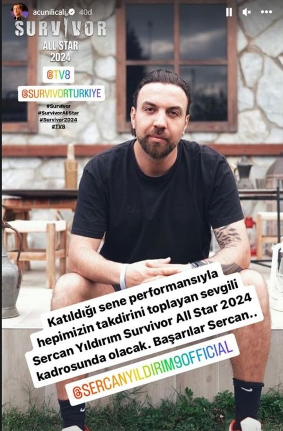 Sercan Yıldırım kimdir? Survivor All Star 2024'ün beşinci yarışmacısı oldu - 1