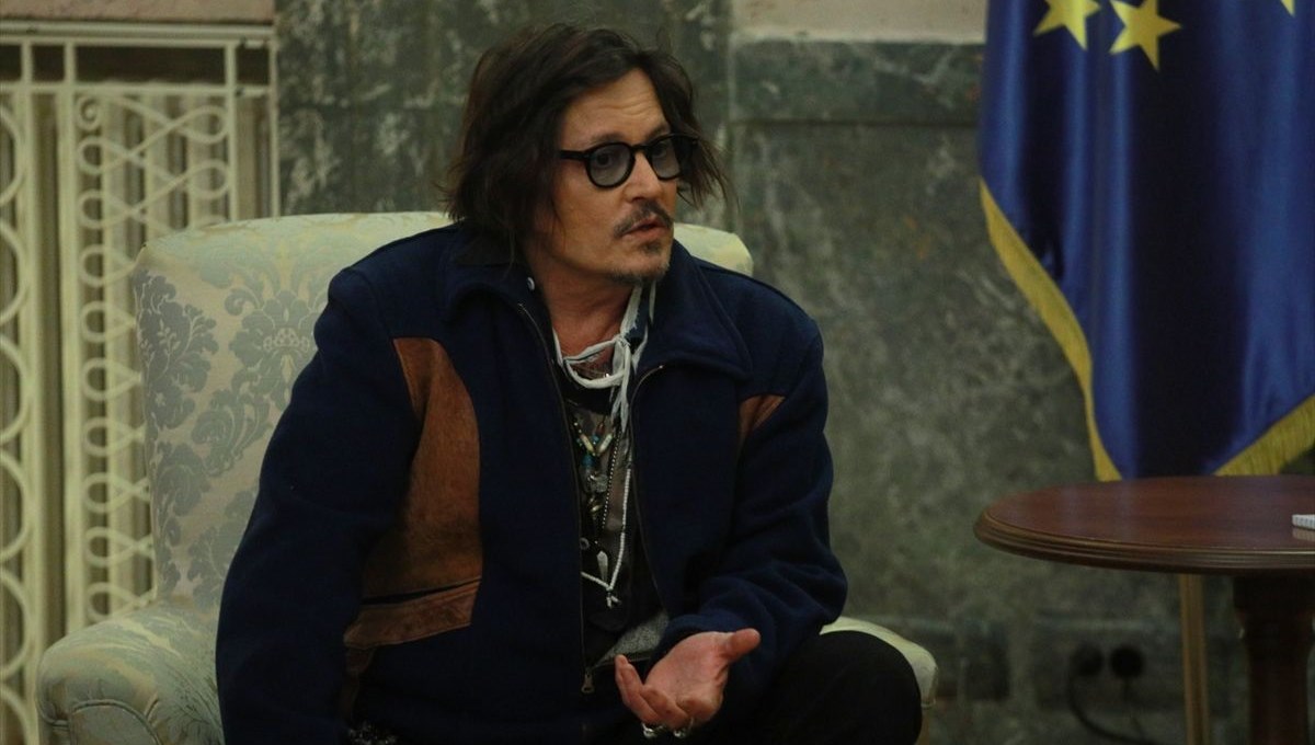 Johnny Depp animasyon dizisinin tanıtımı için Sırbistan'da