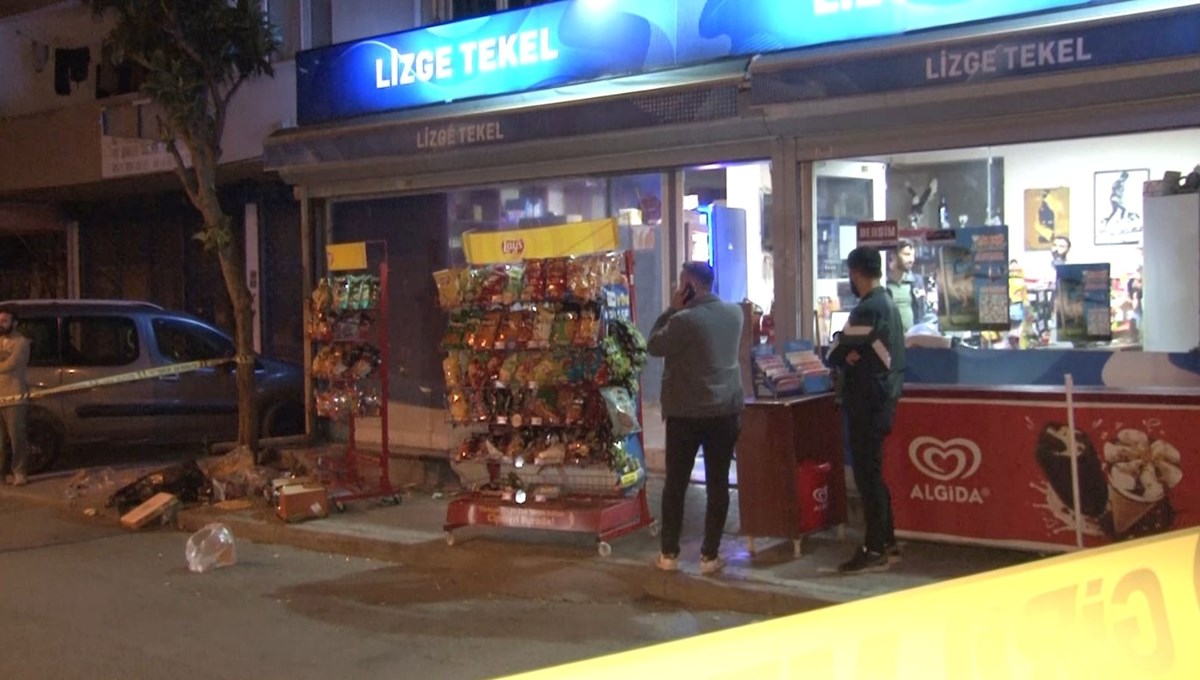 Sancaktepe'de tekel bayiye silahlı saldırı: 1 yaralı