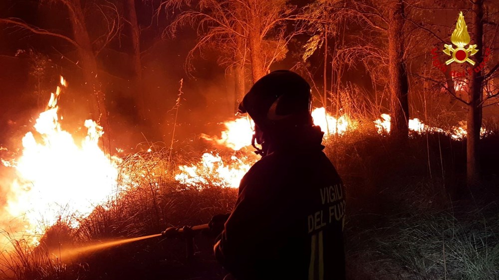 İtalya'da yangın: Sicilya Adası alevlere teslim oldu - 5