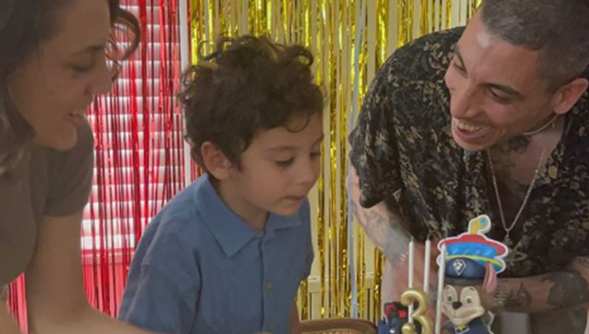 Öykü Karayel ile Can Bonomo oğullarının yeni yaşını kutladı