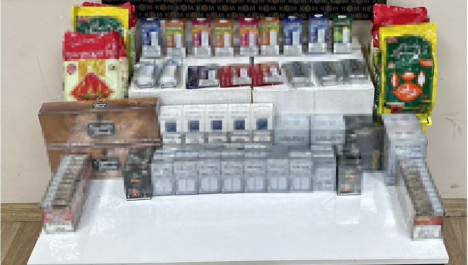 Hatay'da kaçak tütün ve makaron operasyonu
