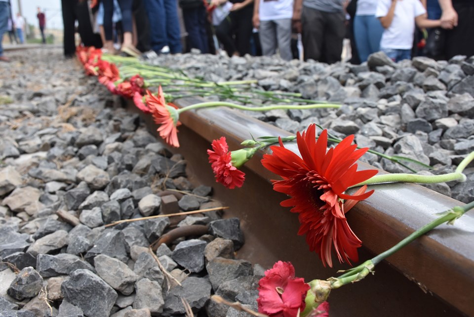 Çorlu'daki tren kazasının yıl dönümünde anma töreni düzenlendi - 1
