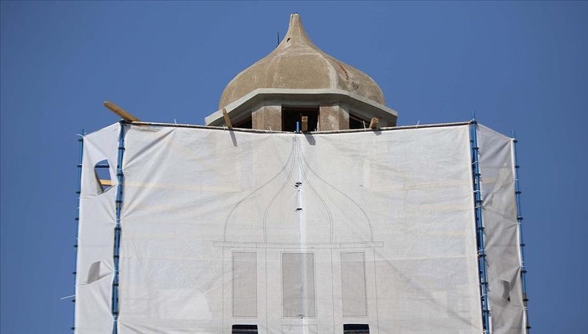 Çanakkale'nin simgelerinden tarihi saat kulesi restore ediliyor