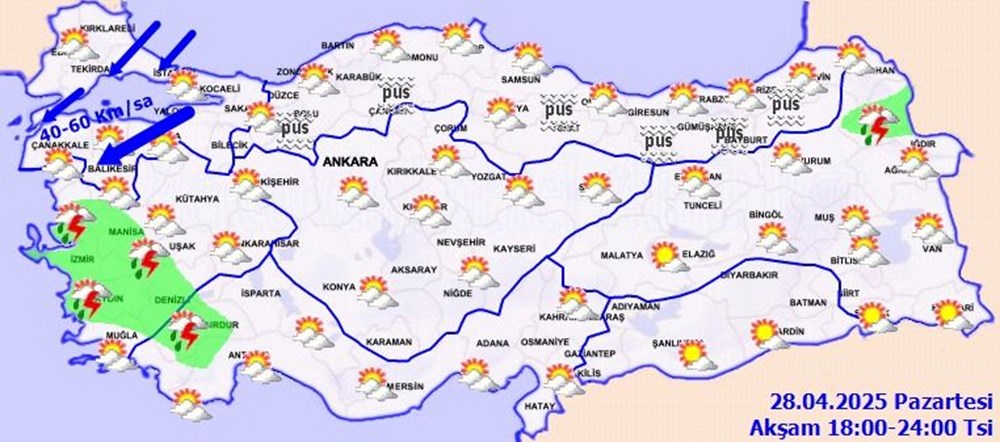 İstanbul'da fırtına alarmı: Hızı 80 km/saate kadar çıkacak | Bu saatlere dikkat! - 5