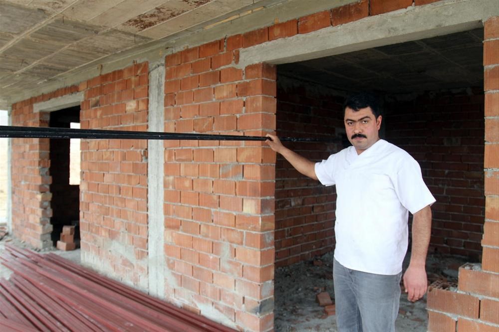 Fiber optik hattı inşaatın ortasından geçirdi - 1