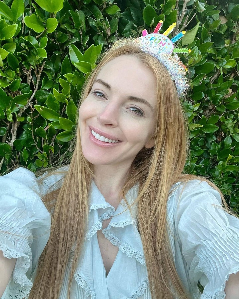 Lindsay Lohan'dan 38. yaş kutlaması: Her an için minnettarım - 1