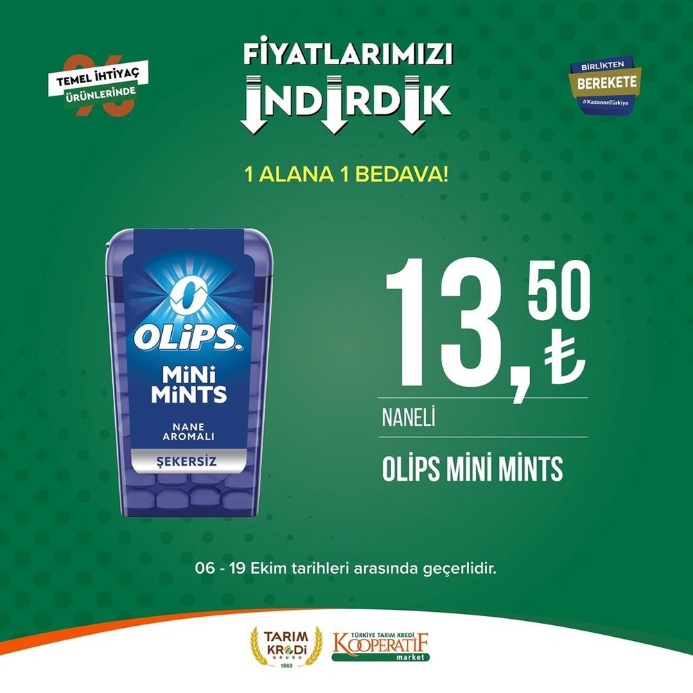 İNDİRİM BUGÜN BAŞLADI! Tarım Kredi Kooperatifi Market İndirim Kataloğu | Siirt Olay Haber Tarım Kredi Kooperatif Market ekim ayına özel yeni indirimli ürünler listesi: Yüzde 50 indirim bugün başlıyor (16 Ekim-2 Kasım 2023 Tarım Kredi Market indirimleri) - 60
