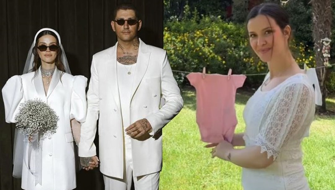 İlk kez anne olmaya hazırlanan İrem Helvacıoğlu'ndan eşiyle yeni poz