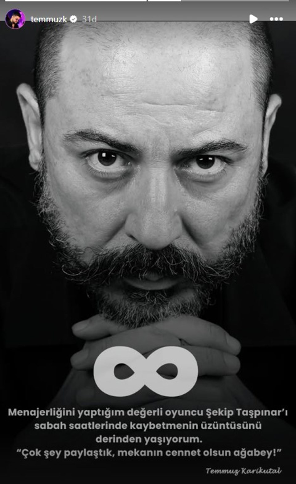 Oyuncu Şekip Taşpınar hayatını kaybetti - 1