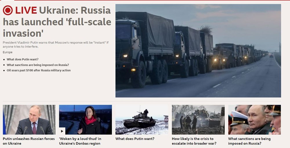 Rusya'nın Ukrayna saldırısını dünya basını nasıl gördü? - 3