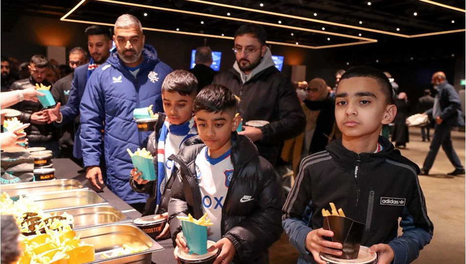 Rangers Kulübü, stadyumda iftar verdi