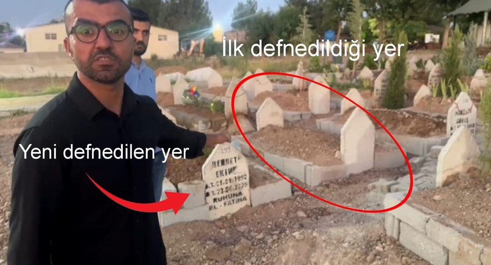 Mezar yeri satıldı, cenaze çıkarıldı: Nöbet tutmaya başladılar - 1