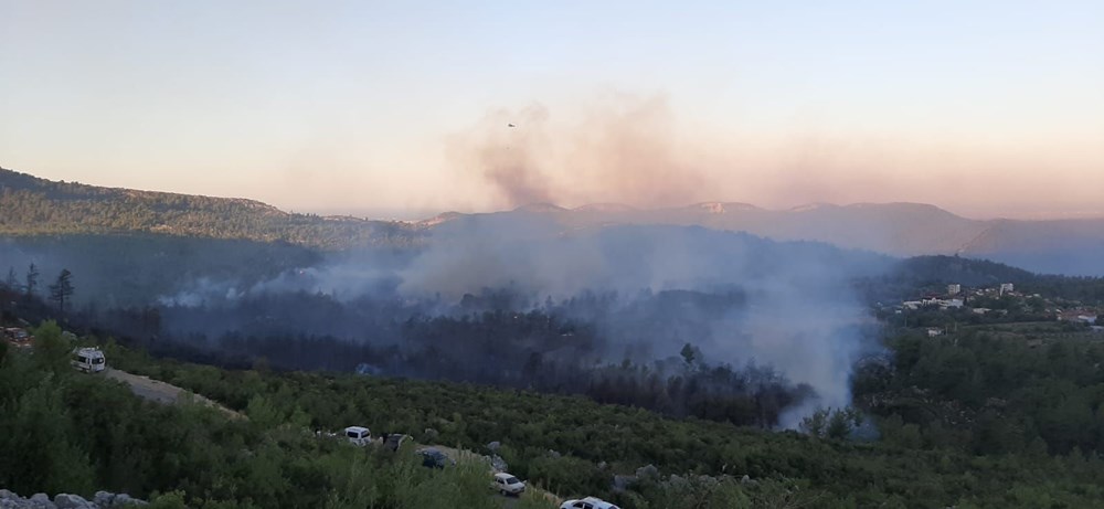 Manavgat'ta büyük orman yangını - 6