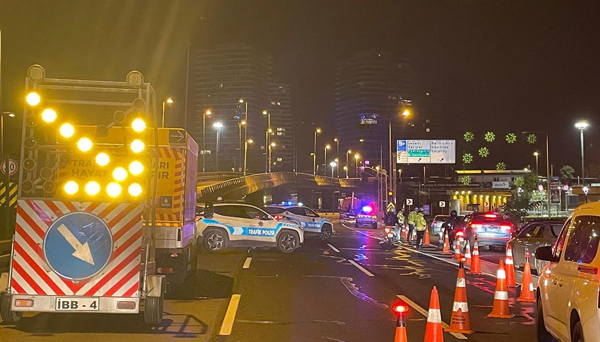 İstanbul'da bazı yollar trafiğe kapatıldı