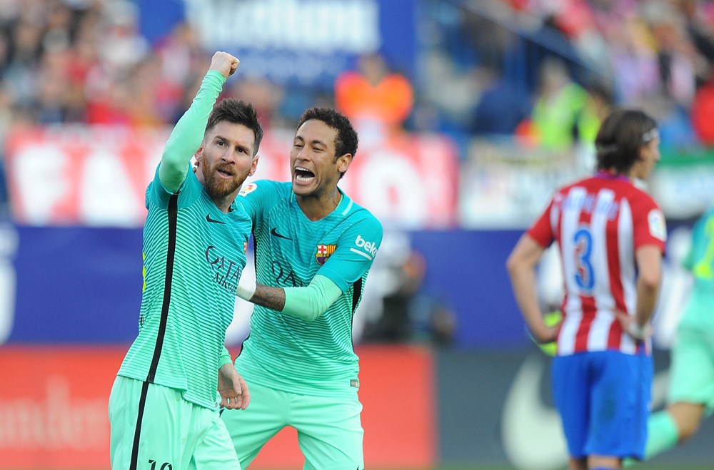 Barcelona Atletico Madrid'i Messi'yle geçti - 1